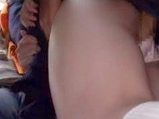 Japanese Schoolgirl's Erotic Fantasy Fulfilled by Naughty Train Passengers in Tokyo XXX